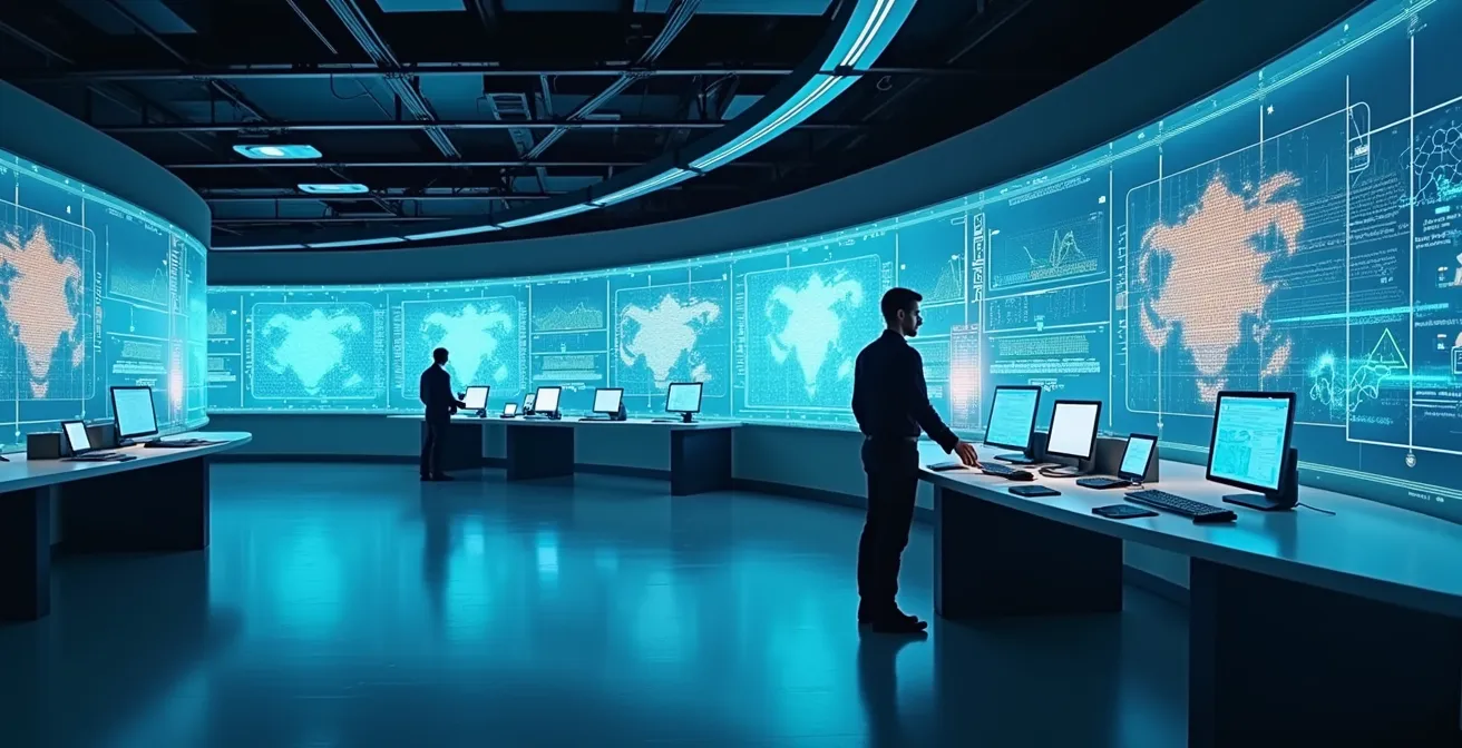 Dashboard di monitoraggio fiscale con indicatori di rischio e alert automatici