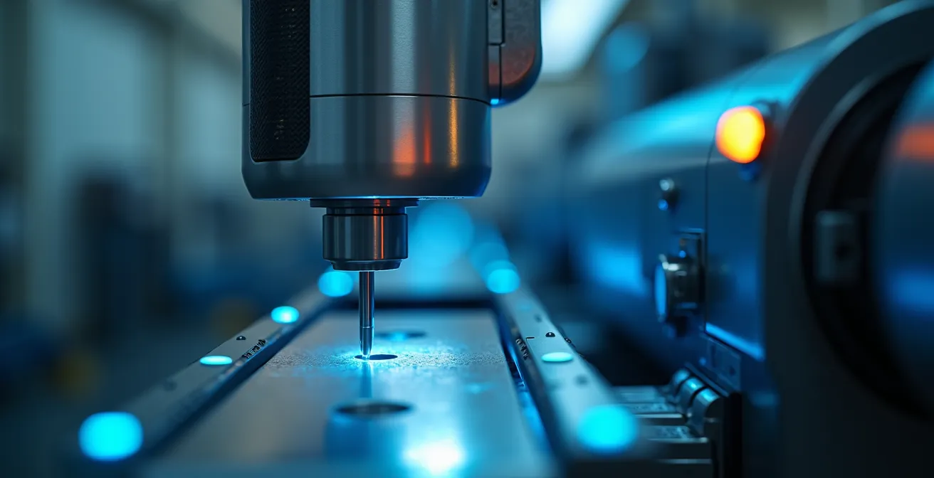 Stabilimento produttivo italiano con macchinari moderni interconnessi