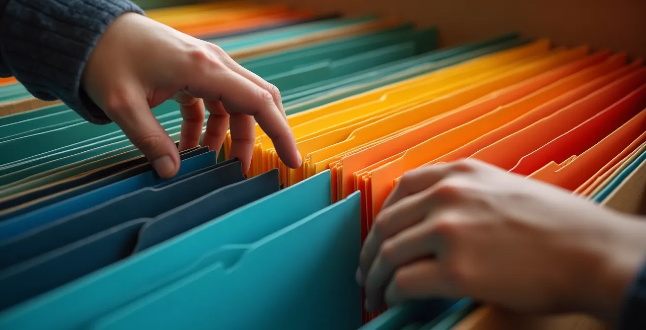 Sistema organizzato di archiviazione documenti fiscali